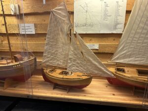 Modell av kosterbåt av Carl Johan Hansson. Foto: Martin Prieto Beaulieu