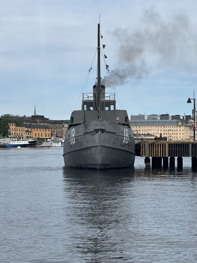 Vedettbåten Sprängaren. Foto: Martin Prieto Beaulieu