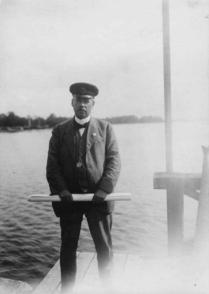 Gustaf Estlander 1876-1930. Foto: Sjöhistoriska