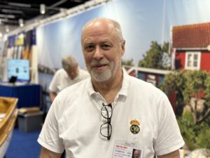 Dan Thorell, ordförande för Båthistoriska Riksförbundet. Foto: Martin Prieto Beaulieu