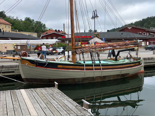 Venus af valdermarsvik, även kallad för potatisbåten. Klassikerfestivalen i Valdemarsvik 2025.