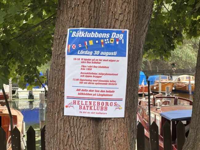 Heleneborgs Båtklubb. Båtklubbarnas Dag 2025. Foto: Martin Prieto Beaulieu