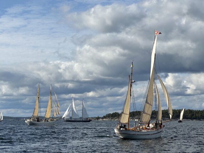 Saltkråkan Race bjuder på skutseglingens magi: alla behövs, alla kan delta – och vårt flytande kulturarv vårdas och brukas. Foto: Martin Prieto Beaulieu