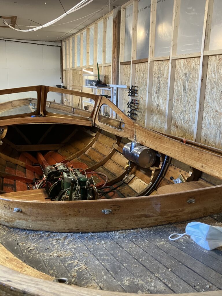 Snipa byggd i Oskarshamn av bröderna Brennander. Ägare: Mona och Lennart Åkerman. Foto: Lars Beckman