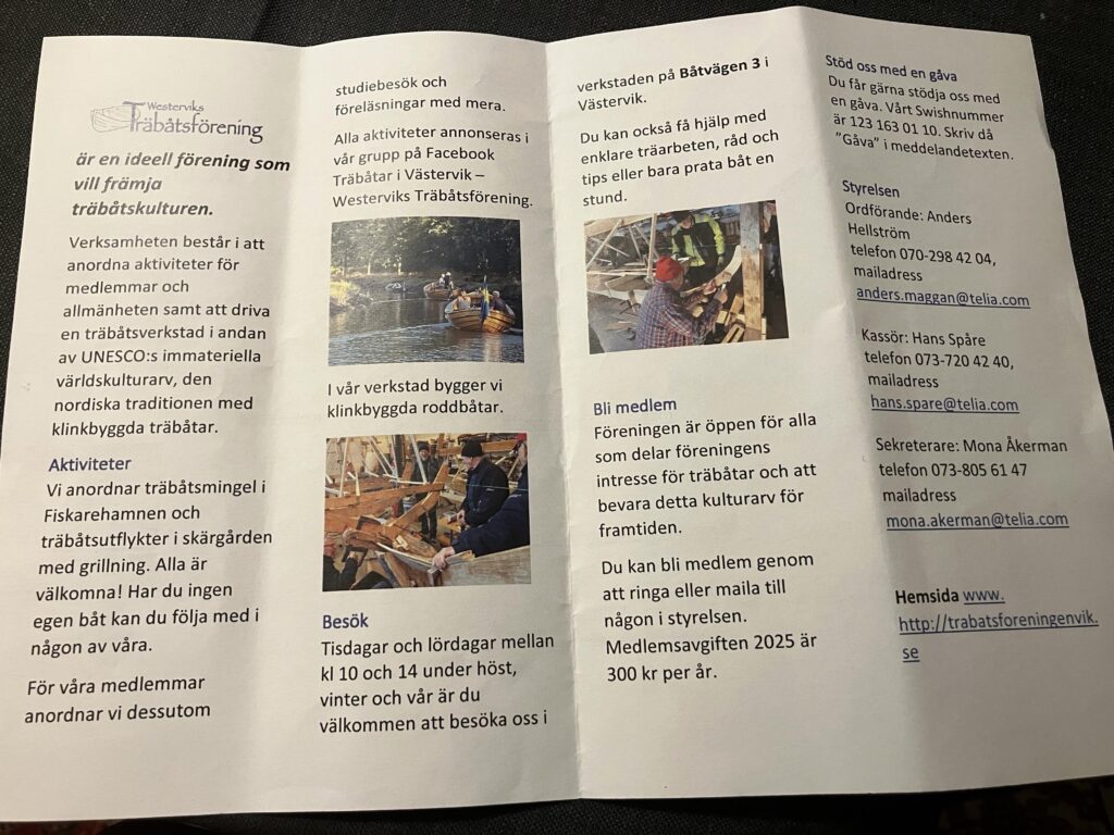 Föreningen är öppen för spontana studiebesök på tisdagar och lördagar mellan 10:00 och 14:00 under hösten och vintern. Foto: Lars Beckman