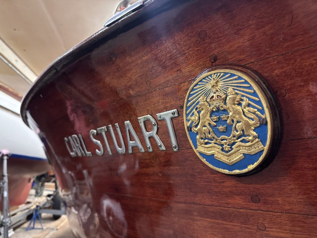 Carl Stuart har tjänstgjort både i marinen och som fortifikationsbefälhavarens inspektionsbåt. Foto: Martin Prieto Beaulieu