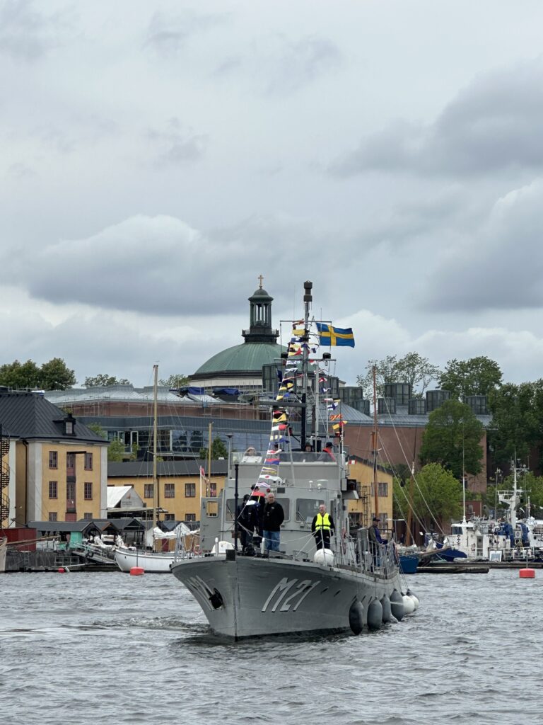 M 21 kulturminnesmärkt av Statens maritima museer. Foto: Martin Prieto Beaulieu