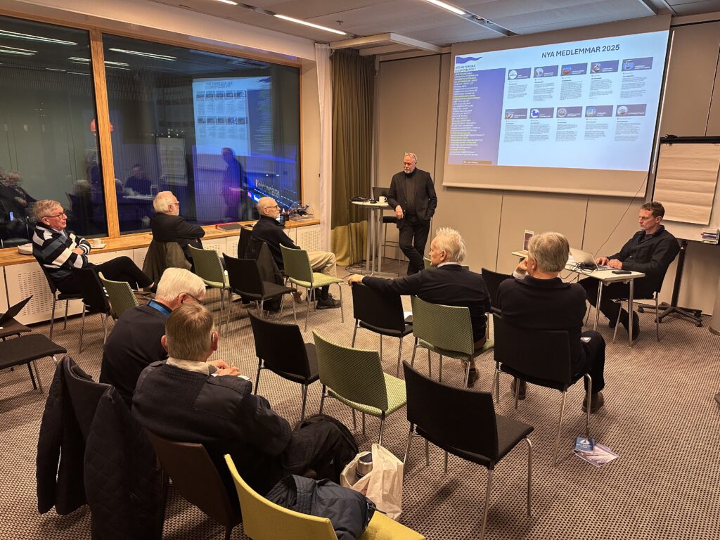 BHRF höll sin årsstämma i anslutning till båtmässan. Medlemsorganisationer deltog på plats eller digitalt, och under 2025 har förbundet fått tio nya medlemsorganisationer. Foto: Martin Prieto Beaulieu