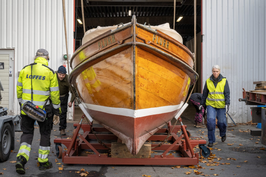 2024 flyttas PLURR från Långholmen till Rindö båtmagasin. Foto: Anneli Karlsson / Sjöhistoriska