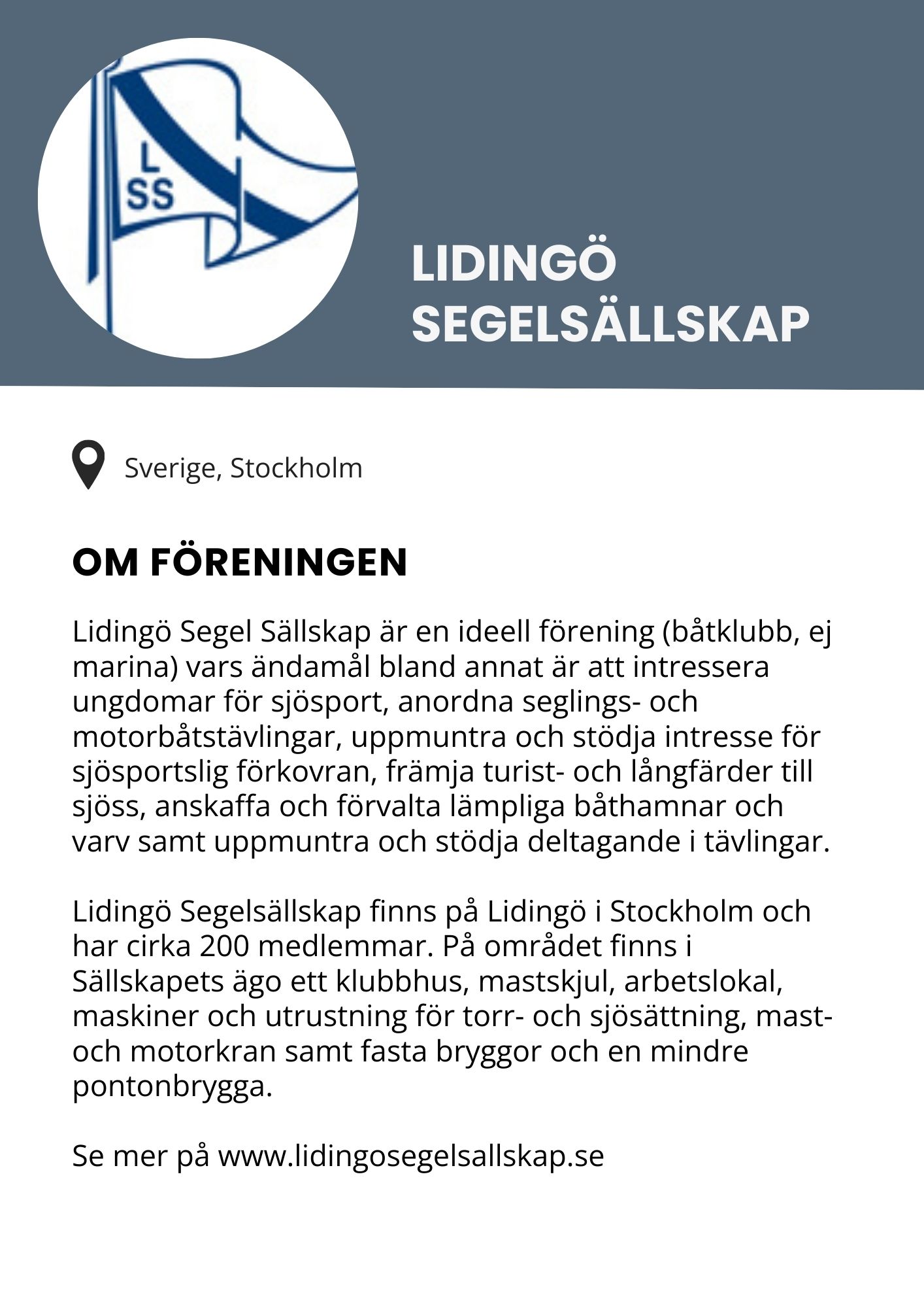 Lidingö segelsällskap