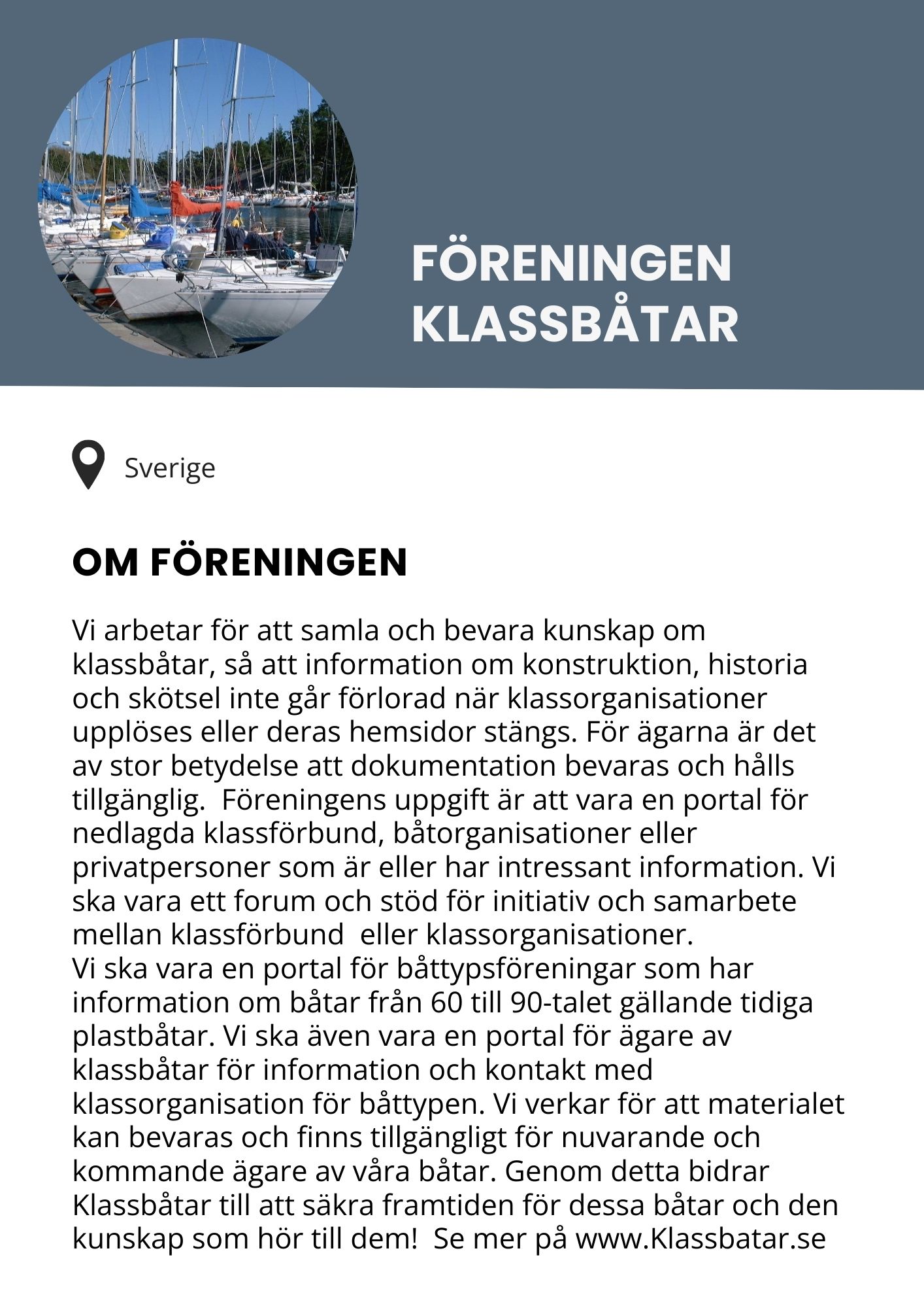 Föreningen Klassbåtar