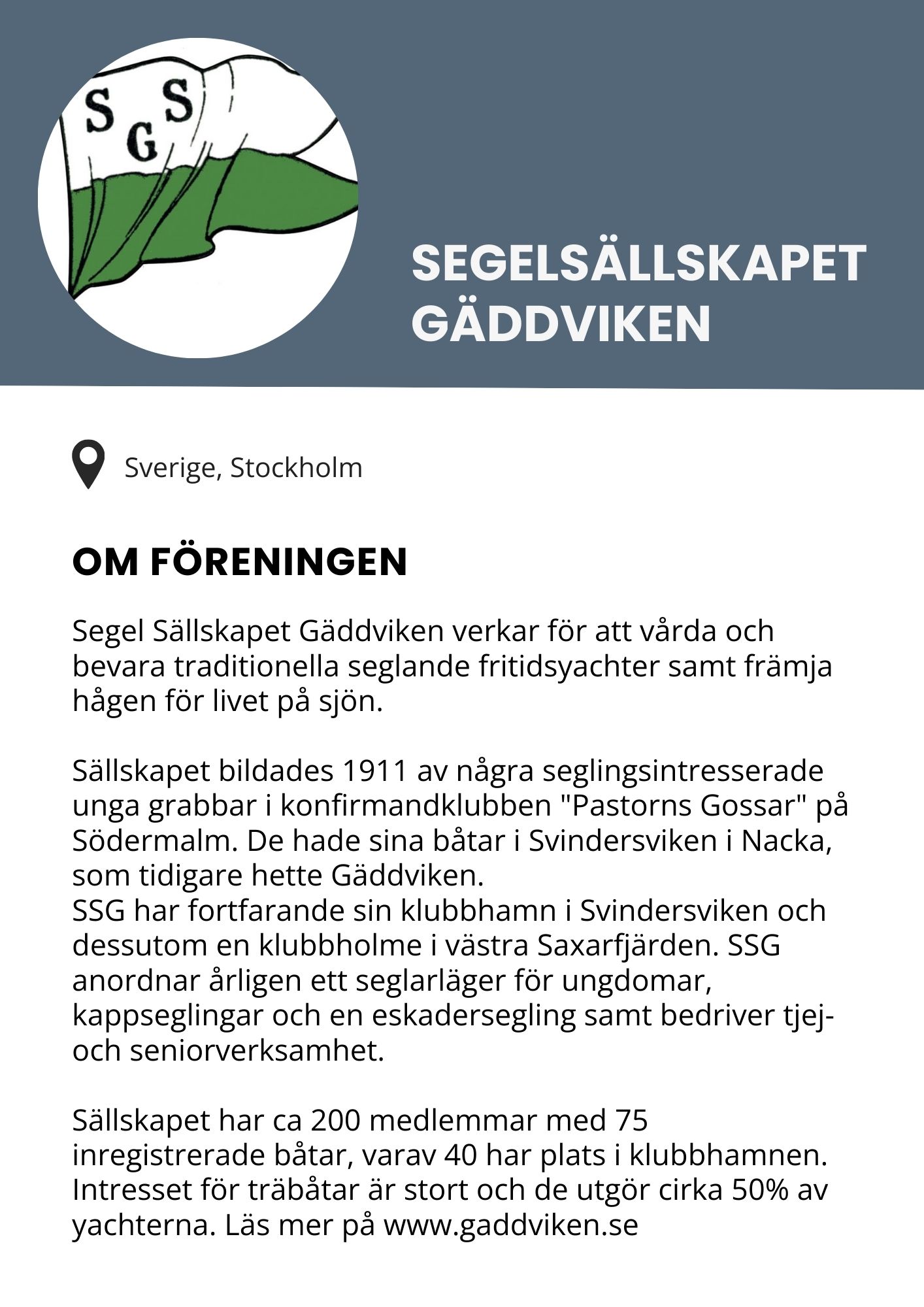 Segelsällskapet Gäddviken