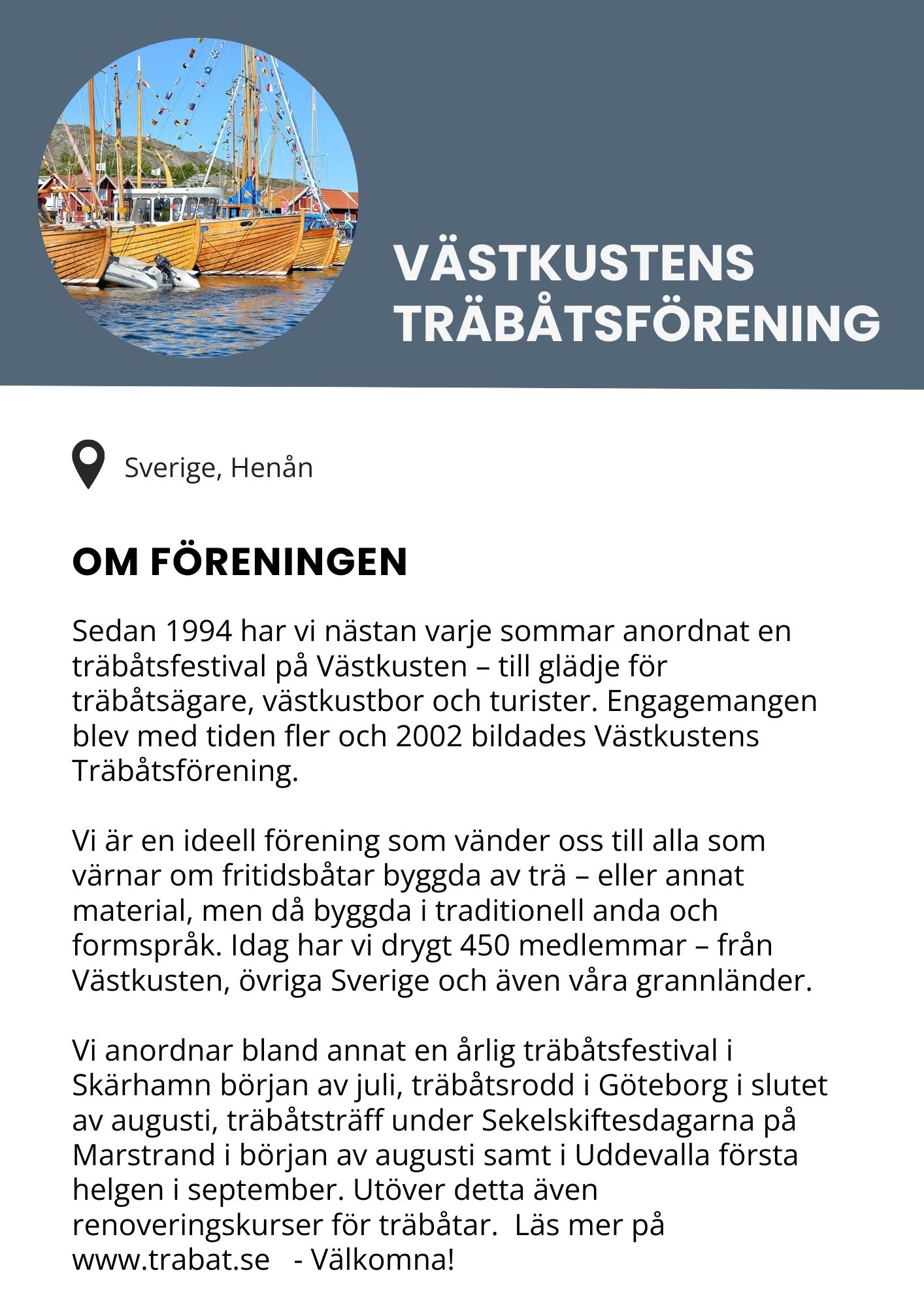 Västkustens träbåtsförening