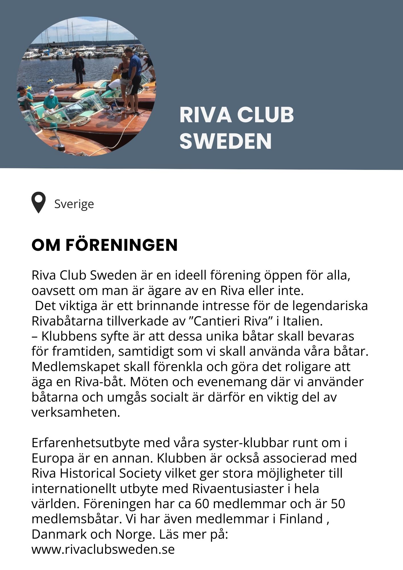 Riva club sweden