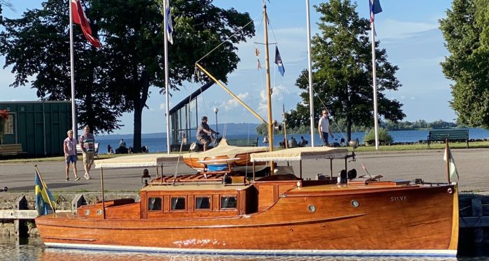 M/Y Silva, ritad av C.G. Pettersson 1923, hör till festivalens verkliga pärlor. Foto: Anders Widström