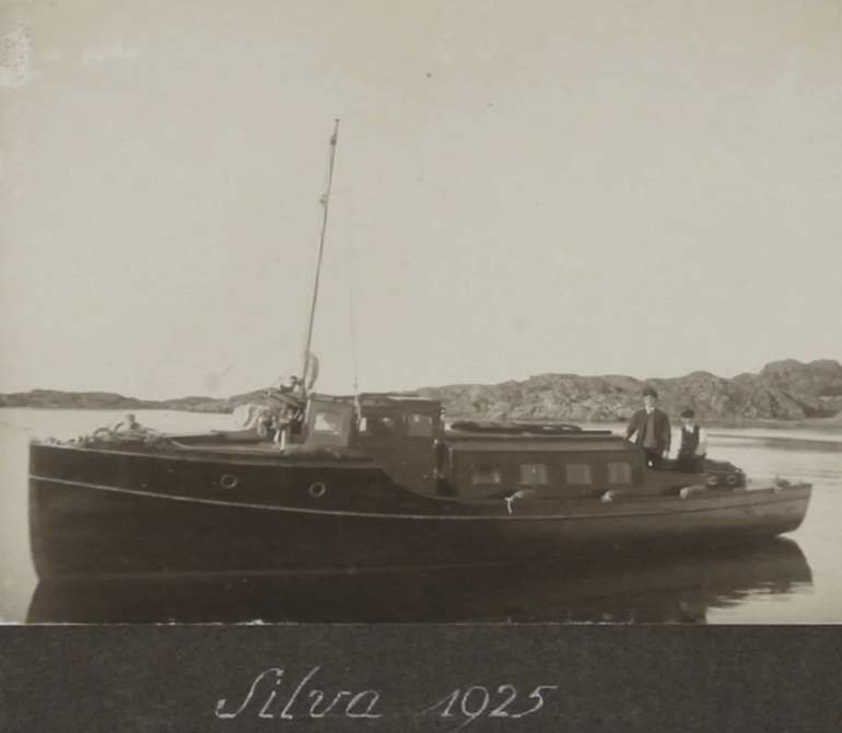 En tidig bild på Silva ur familjen Rundströms album, 1925. Foto: familjen Rundströms fotoalbum